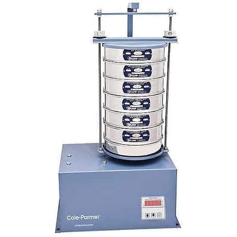 Cole-Parmer Orbital Sieve Shaker with Digital Timer, 8 (in): 115V