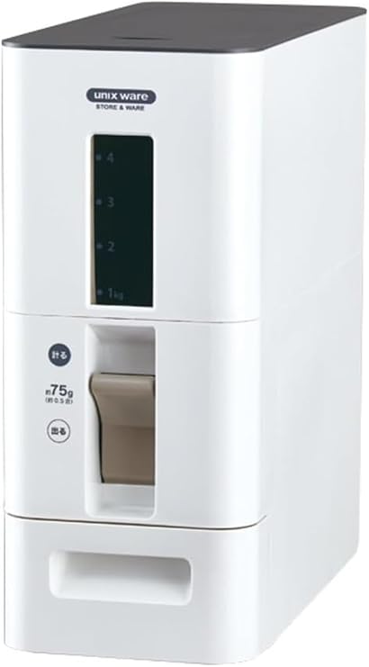 Asvel S Measuring Rice Bin 6kg White 7527