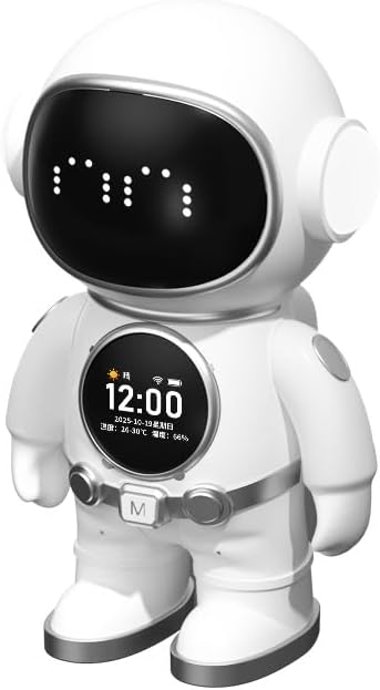 AI Humanoid Robot: Voice Controlled Digital Pet with Dynamic LED Expressions, 5 Modes, Multi-Turn Conversation for Long Distance Relationships & Tech Enthusiasts