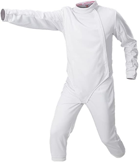 Fencing Uniform Suit,Classic Male Jacket Pants Vest Set for Foil Epee Sabre(Right Hand)