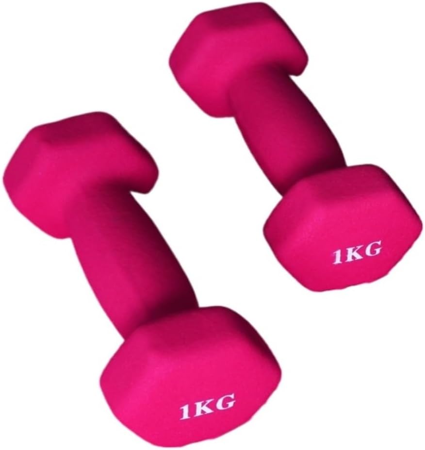 Dumbbel Dip Plastic Dumbbells For Women's Fitness Home Equipment Solid Pure Iron Small Dumbbells For Men's Yoga Arms Barbell, 10KG, Pink