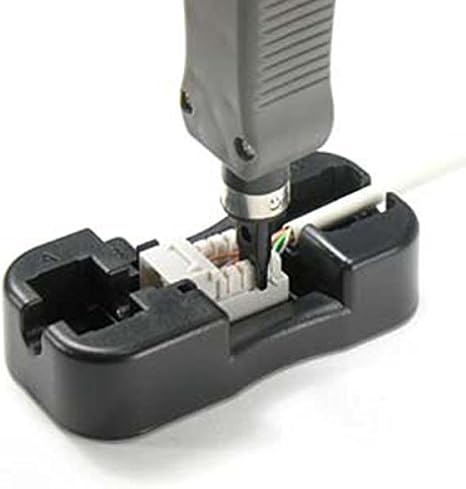 iMBAPrice Universal Cat6/Cat5e/RJ11/12 Keystone Jack Punch Down Stand