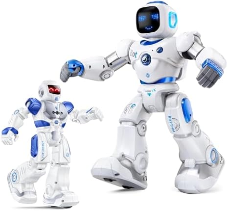 Ruko 1088 Smart Robot Toy and 6088 Classic Blue Programmable Robot | 1088 Large Programmable Pobot Interactive Gift and 6088 Classic Blue with Gesture Sensing
