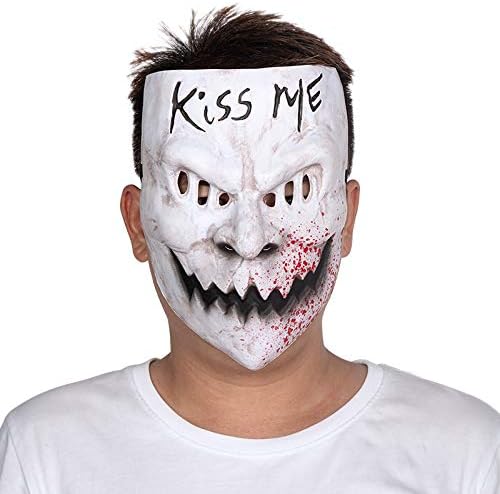 Acid Tactical Scary Halloween Anarchy God EL Rave Party Purge Kiss Me Mask