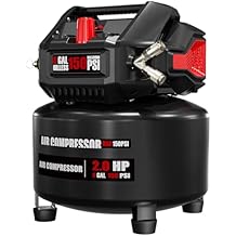 Portable Air compressor, 8Gallon Oil Free Air Compressor Tank, 2HP Motor, Max 150PSI, 2.8SCFM@90 PSI,3.8SCFM@40PSl Garage Air Compressor for Car Repair, Spray Painting, Woodwork Nailing