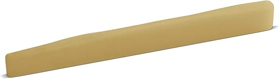 Unbleached 2.5 mm Thick Bone Saddle Fits Some Post-1996 Martin Guitars with Undersaddle Pickup 10 mm - Wave Compensated