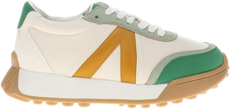 MIA Womens Town Lace Up Sneakers Shoes Casual - Green