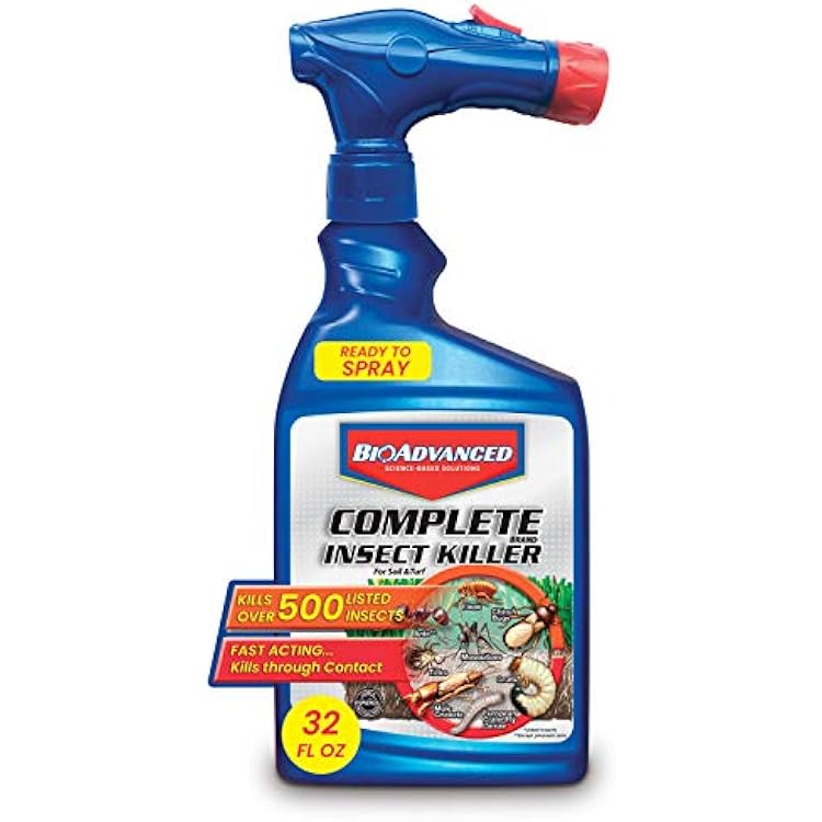 BioAdvanced Complete Brand Insect Killer for Soil and Turf, Ready-to-Spray, 32 oz, Outdoor Ant Killer