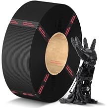 ANYCUBIC PLA Filament Refill 1.75mm, 3D Printer Filament, for Reusable Spools, Dimensional Accuracy +/- 0.02mm, Fit with Most Reusable Spools, 1KG, Black