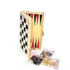 Wooden Backgammon Chess Set