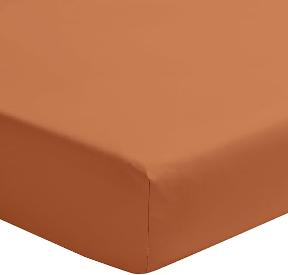 Premiere Plain Cotton Percale Fitted Sheet 90 x 200 cm ESSIX