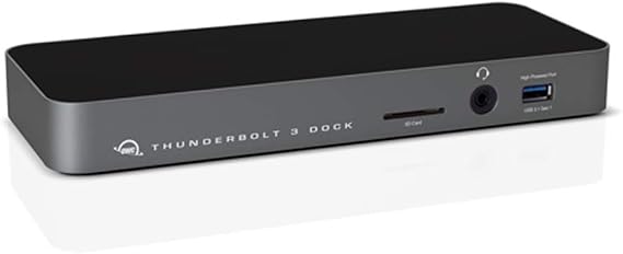 OWC 12-Port Thunderbolt 3 Dock with Cable, for Windows PC and Mac, Space Gray OWCTB3DK12PSG