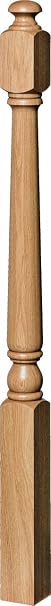 SP-4040A Poplar Colonial Starting Newel Post