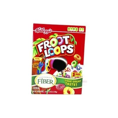 Kellogg's Froot Loops 1.24kg Multigrain Cereal, Big Size Parallel Import