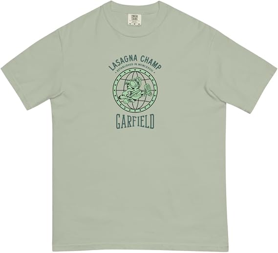 Garfield Lasagna Champ Unisex T-Shirt - Officially Licensed