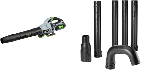 LB6504 650 CFM Variable-Speed 56-Volt Cordless Leaf Blower Bundle with Gutter Cleaning Attachment