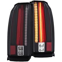 Anzo USA 311275 Tail Light Assembly Clear Lens Black Housing Pair w/LED Tail Light Assembly