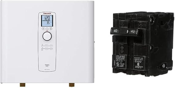 Stiebel Eltron Tempra 29 Plus Tankless Water Heater  SIEMENS Q240 40-Amp Double Pole Type QP Circuit Breaker
