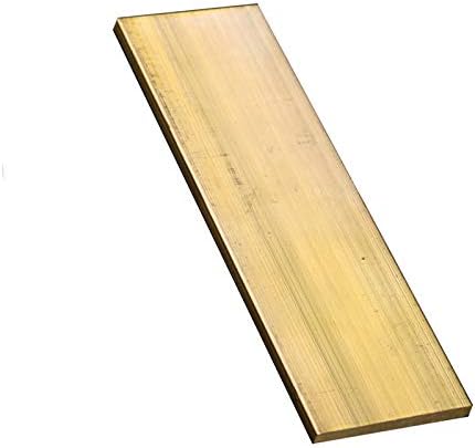 Brass Sheet Industrial Materialscorrosion Resistant DIY Experiment Sheet-Thick5mm width30mm Long500mm