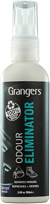 Grangers Mens Odour Eliminator Deodoriser Spray Shoe Care Natural
