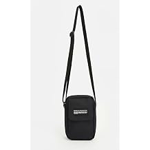 2 Gözlü 20x12 cm Ölçüsünde Siyah Baskılı Erkek Telefon Çantası & Omuz Çantası