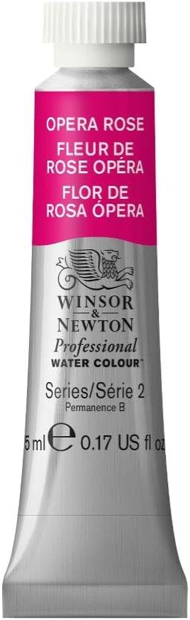 Winsor & Newton Professional Watercolor, 5ml Tube, Opera Rose