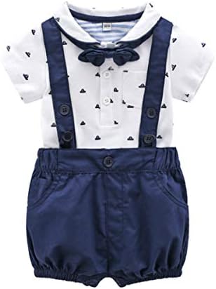 Baby Boy Blue Shorts Set, Infant Formal Suits
