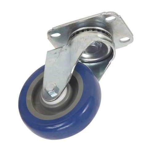 Swivel Plate Caster, Poly, 3-12 in., 250 lb.