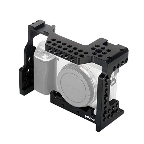 Camera Cage for Sony A7IIA7IIIA7SIIA7M3A7RIIA7RIII with Cold Shoe Mount Camera Kit Rig A7iii Accessories