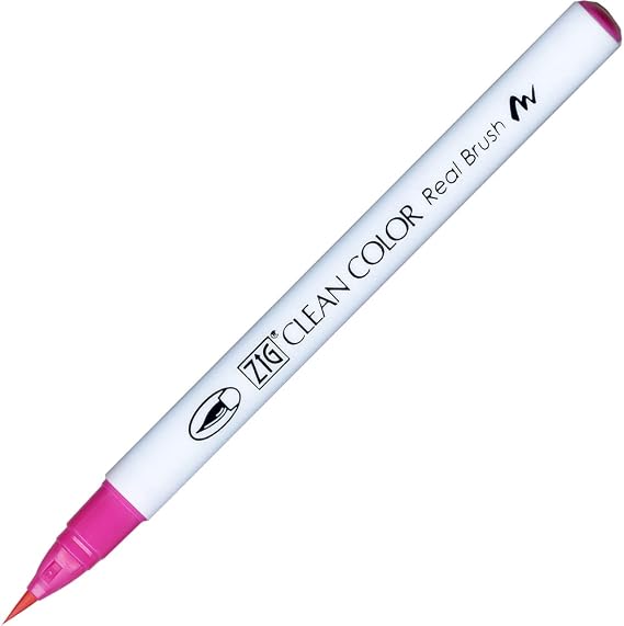 Zig Clean Color Real Brush Marker, Pink