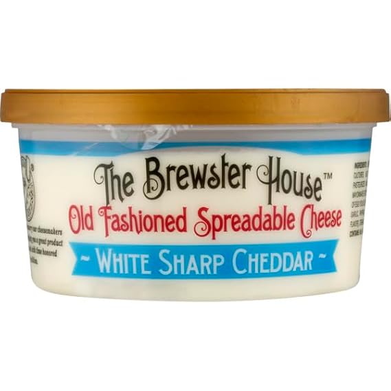 Brewster House White Sharp Cheddar Cheese Spread, 10 oz