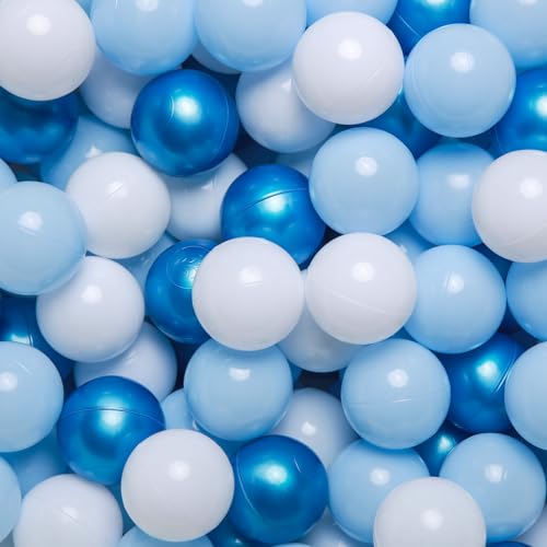 GOGOSO Ball Pit Balls Crush Proof Non-Toxic Plastic Balls Babies Kids Toy Bulk Pack 170pcs 2.2inchs