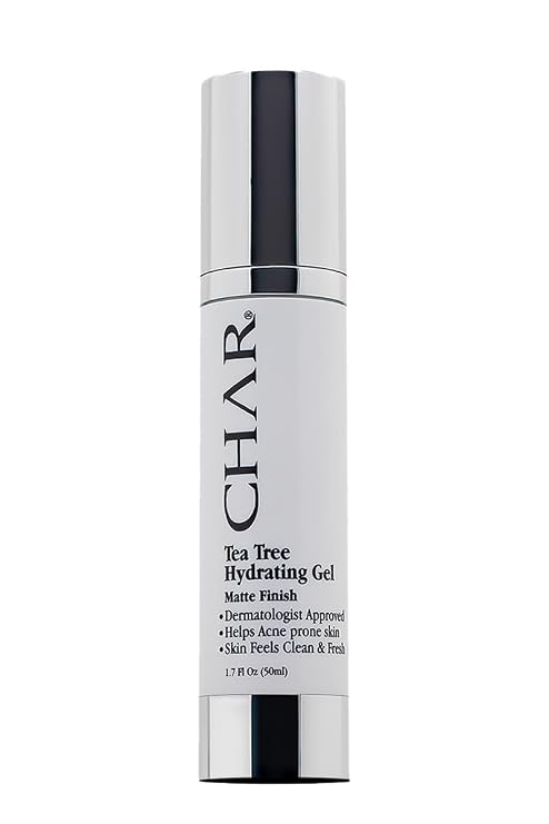 Char Tea Tree Hydrating Gel | Pore-Refining, Lightweight Moisture for Sensitive & Oily Skin