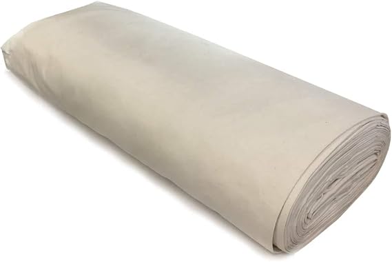 HOMETEX Unbleached Cotton Muslin 63" Wide (30 Meter Roll)