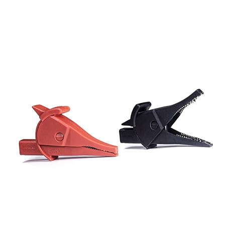 Multimeter Alligator Clips, Heavy Duty Alligator Clips Set Full Insulated with 4mm Banana Jack Socket for Electrical Test