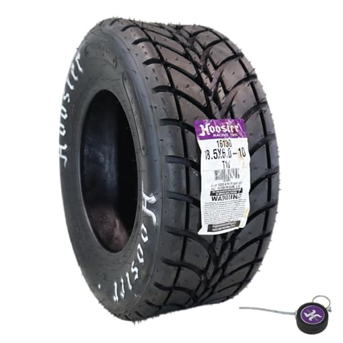 Hoosier Flat Track & TT Tourist Trophy Tire 18.5x6.0-10 - 16130T10 for ATV Tire & Off-Road Racing with Hoosier Keychain