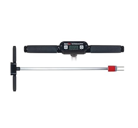 The SpotOn Stand-up Turf Soil Moisture Meter. 3 in 1. Reads EC and Temperature. Standard (Non-Bluetooth/App) Model.