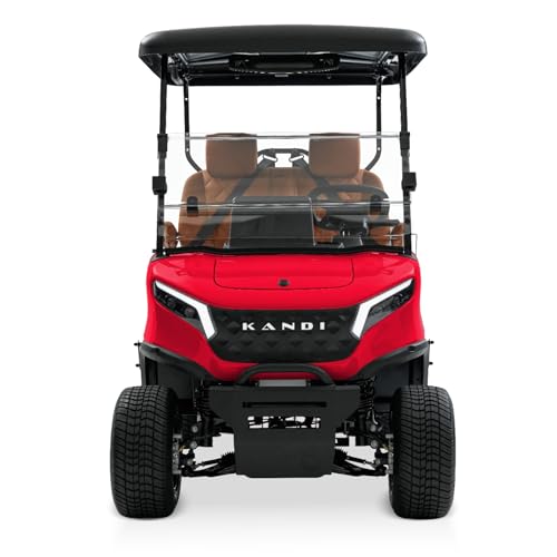 Kandi America Goat 2P Electric Golf Cart with 5,000W Motor, 48V Lithium Battery, Yoke Steering, Advanced Suspension, and Hydraulic Brakes Eco-Friendly & Powerful for On-Road and Off-Road Adventures