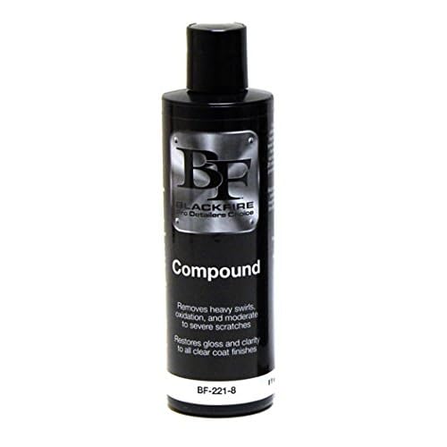 BLACKFIRE Pro Detailers Choice Compound | Clear Finish for All Paint Colors & Finishes | Perfect Companion for BLACKFIRE Polish | Safe & Effective | BF-221-8 | 8 oz
