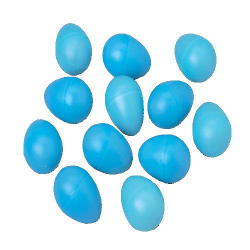 Constructive Playthings Class-Size Egg-Shaker Plastic Rhythm Band Instruments for Ages 3 and Up, Set of 12