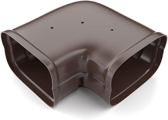 3" Flat Elbow, Decorative PP Mini Split Line Set Cover Kit Parts