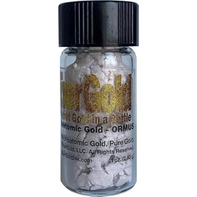 EnerGold Monoatomic GoldORMUS: Worlds ONLY Pure-G O L D! Deflect Radiation, EMFs, Low-Energy Frequencies; Repair DNA, Pineal Gland, All Tissues of the Body; Energize Your Aura & Chakras,...