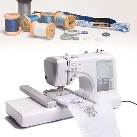 Computerized Sewing and Embroidery Machine with USB Connectivity, 150 Designs, 162 Stitches, Touchscreen for Easy Operation, Ideal for Home Crafting and Professional Use