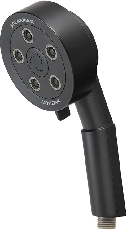 Speakman VS-3010-MB Neo Anystream Multi-Function Handheld Shower Head, 2.5 GPM, Matte Black