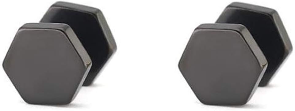 Stainless Steel Geometric Shape Classical Simple Plain Stud Earrings