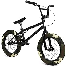 Elite BMX Stealth Freestyle Bike for Youth & Adults, Durable Steel Frame, Available in 16", 18", and 20" Sizes