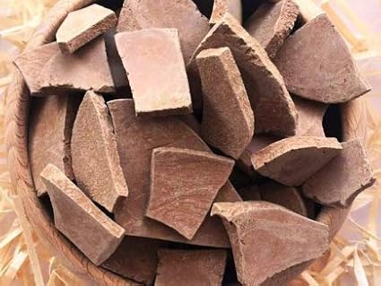 RED Clay Chunks Natural for Eating (Food), 450 g