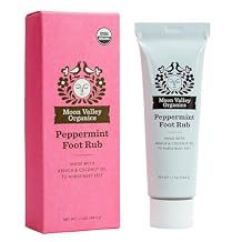 Moon Valley Organics Peppermint Foot Balm Organic Cooling Foot Rub with Lavender, Arnica and Mint