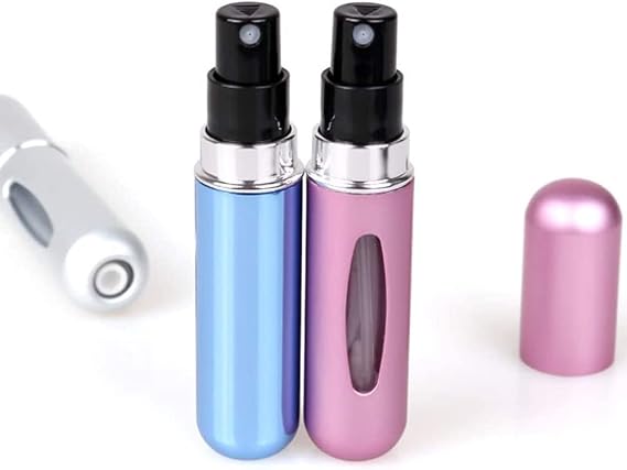 Portable Mini Refillable Perfume Atomizer Bottle,5ml Atomizer Perfume Bottle,Perfume Atomizer Refillable Travel (2Pcs)
