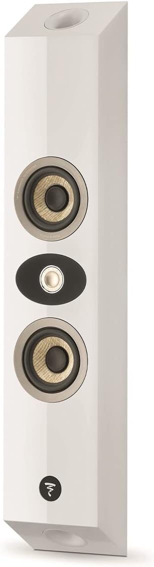 Focal 301 Bass-Reflex 2-Way On-Wall Loudspeaker (White High Gloss)